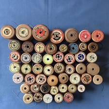 Vintage wooden thread for sale  COLCHESTER