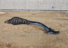 Antiga mola helicoidal de ferro fundido placa de fogão panela cabo de elevação, usado comprar usado  Enviando para Brazil