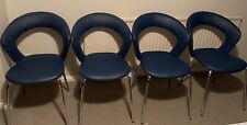 Blue dining chairs for sale  DAVENTRY