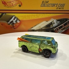 Hot Wheels Redline Beach Bomb Vintage 1969 Volkswagen Van Verde Limão/Branco Int comprar usado  Enviando para Brazil