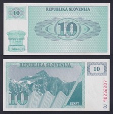 Banconota slovenia tolarjev usato  Chieri