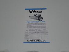 Watsonian carrozzini sidecar usato  Bussoleno