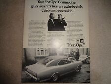 Opel commodore advertisement for sale  OLDHAM