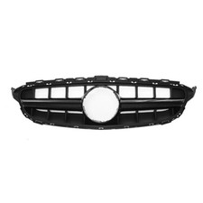Grelha frontal preta brilhante para Mercedes W205 2015-2021 C200 C300 C400 C43 comprar usado  Enviando para Brazil