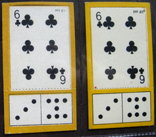 Error variety cards for sale  NOTTINGHAM