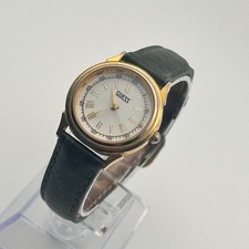 Usado, Relógio feminino Guess ouro couro verde escuro bateria nova funcionando comprar usado  Enviando para Brazil