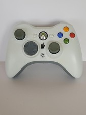 Controle oficial Microsoft Xbox 360 branco! Funciona muito bem! Frete rápido! Autêntico! comprar usado  Enviando para Brazil