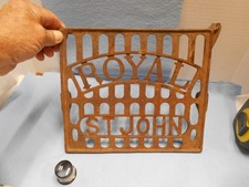 Antiga cadeira ROYAL ST JOHN Barbor ferro fundido apoio para os pés (eu acho)? comprar usado  Enviando para Brazil