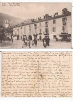 Storia postale cartolina usato  Roma