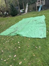 Green tarpaulin 5x3m for sale  NEW MALDEN