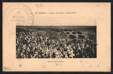 Cpa marrakesch voyage usato  Spedire a Italy