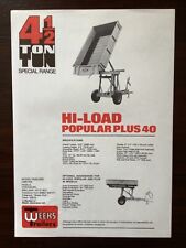 Weeks 2 ton for sale  BRISTOL