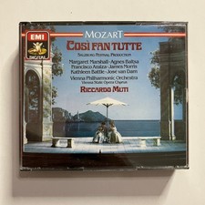 Mozart - Così Fan Tutte 1988 3 CD Salzburg Festival Opera EMI comprar usado Mozart - Così Fan Tutte 1988 3 CD Salzburg Festival Opera EMI comprar usado  Enviando para Brazil