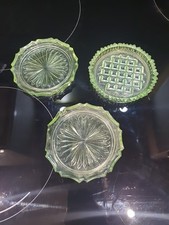 Vintage green glass for sale  NOTTINGHAM