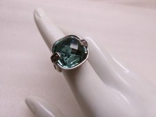 Anel Brighton VENUS RISING azul facetado cristal Swarovski tom prata tamanho 6.5, usado comprar usado Anel Brighton VENUS RISING azul facetado cristal Swarovski tom prata tamanho 6.5, usado comprar usado  Enviando para Brazil