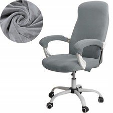 Pokrowiec Na Krzesło Biuro Obrotowe Welur Premium Rozciągliwy Szary na sprzedaż Pokrowiec Na Krzesło Biuro Obrotowe Welur Premium Rozciągliwy Szary na sprzedaż  Wysyłka do Poland