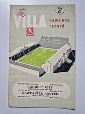aston villa programmes for sale  BIRMINGHAM