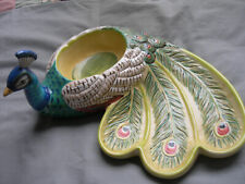 Peacock dish large for sale  DISS