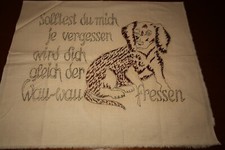Kissen sticken handarbeitskiss gebraucht kaufen  Schneeberg