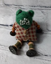 Vtg felt frog for sale  Arab