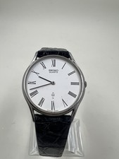 Relógio de quartzo Seiko – Aço inoxidável 33mm – Mostrador numeral romano – Vintage comprar usado  Enviando para Brazil