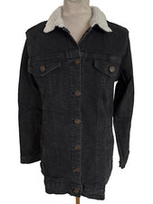 Veste jeans noire d'occasion  Flers