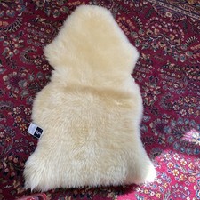 Sheepskin white genuine for sale  Cheshire