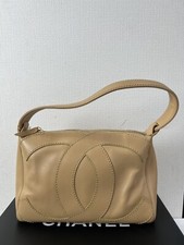 Bolsa de ombro CHANEL CC Surpique bege  comprar usado  Enviando para Brazil