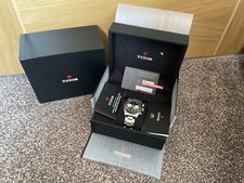 Tudor watch black for sale  LOWESTOFT