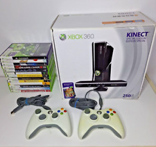 Console Microsoft Xbox 360 S com pacote Kinect 250GB preto brilhante (NTSC) comprar usado  Enviando para Brazil