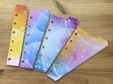 Divisórias de marcador de página tamanho de bolso Filofax - Design de bolha - Totalmente laminado, usado comprar usado Divisórias de marcador de página tamanho de bolso Filofax - Design de bolha - Totalmente laminado, usado comprar usado  Enviando para Brazil