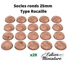 Socles ronds 25mm d'occasion  Huelgoat