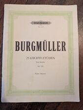 Burgmüller leichte etüden gebraucht kaufen  Pulheim
