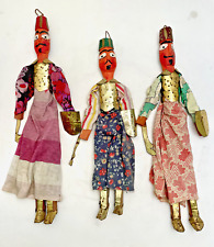 Tre antiche marionette usato  Grezzana