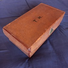 Vintage brown leather for sale  SPALDING