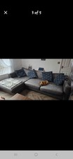 Shaped corner sofa for sale  ACCRINGTON