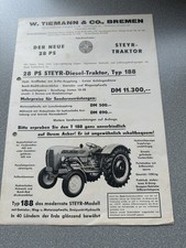 Steyr schlepper prospekt gebraucht kaufen  Rotenburg
