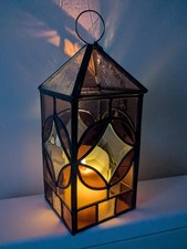 Stained glass beveled for sale  BELPER