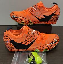 Usado, Sapato de salto Nike masculino pole vault elite atletismo laranja FZ4447-900 tamanho 9.5 comprar usado  Enviando para Brazil