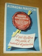 Alemagna panettone anni usato  San Marcello Piteglio