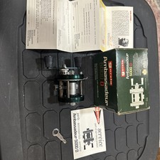 NOS - Vintage Abu Garcia Ambassadeur 5000-D Carretel de Pesca com Caixa - NOS, NOVO comprar usado  Enviando para Brazil