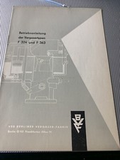 1965 betriebsanleitung bvf gebraucht kaufen  Bernau