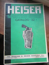 Coldre de couro HEISER 1932 E CATÁLOGO DE ARTIGOS ESPORTIVOS - DENVER CO. comprar usado  Enviando para Brazil