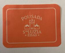 POUSADA DE SANTA LUZIA hotel etiqueta de bagagem antiga ELVAS Portugal comprar usado  Enviando para Brazil
