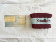 Pulseira de moletom e ingresso para concerto Steve Harris usada no palco Iron Maiden 1988, usado comprar usado  Enviando para Brazil