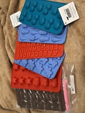 Lote de 7 moldes de silicone novos e usados para assar/artesanato variedade de formas tamanhos comprar usado  Enviando para Brazil