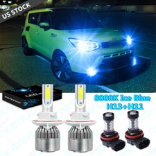 Kit combo de faróis de LED Hi/Lo + lâmpadas de neblina para Kia Soul 2014-2019 8000K comprar usado Kit combo de faróis de LED Hi/Lo + lâmpadas de neblina para Kia Soul 2014-2019 8000K comprar usado  Enviando para Brazil