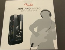 Amplificador de fone de ouvido Fender Mustang micro guitarra preto ‎2311300000 caixa aberta comprar usado  Enviando para Brazil
