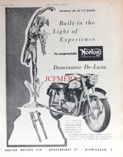 Norton dominator deluxe for sale  SIDCUP