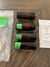 4 Capacitores Vintage Sprague Black Beauty Tone .5uf 600v tampa de amplificador de tubo #2 comprar usado  Enviando para Brazil